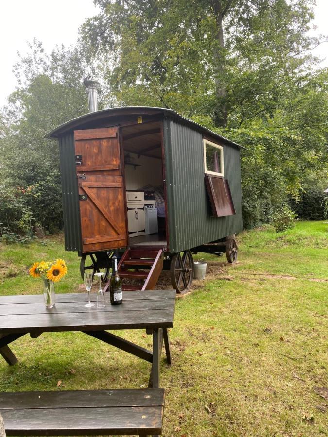 The Shepherd'S Hut - Wild Escapes Wrenbury Off Grid Glamping - Ages 12 And Over Baddiley Екстер'єр фото